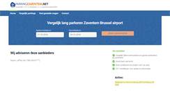 Desktop Screenshot of parkingzaventem.net