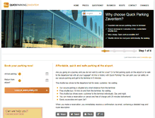 Tablet Screenshot of parkingzaventem.be
